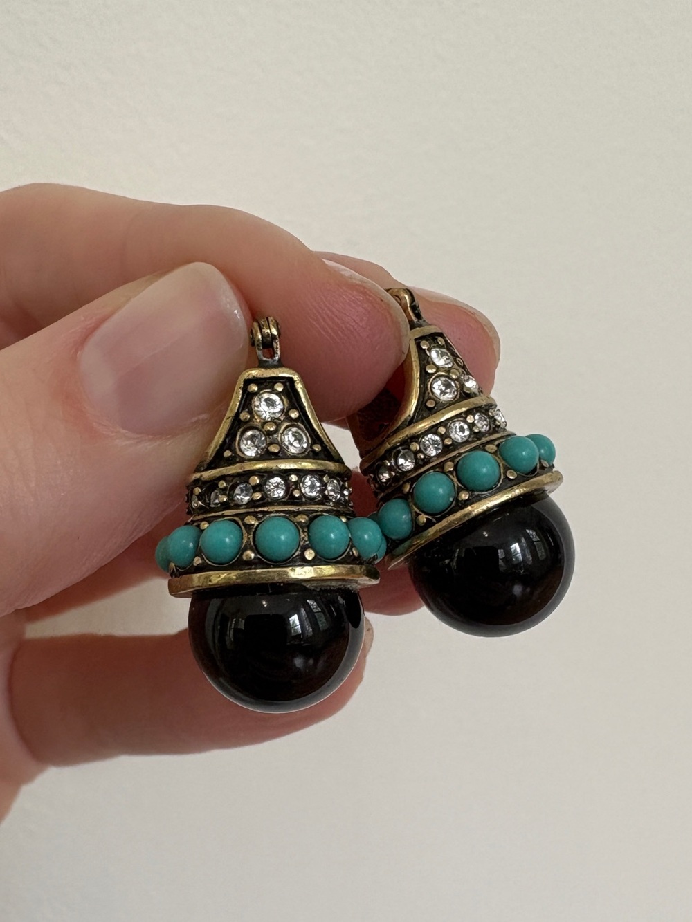 Heavy Glass Earrings